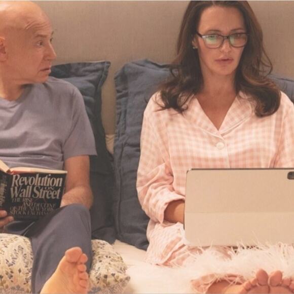 Sleeper Party Pajama Top in Pink Vichy L As seen on Sex and The City - Picture 1 of 16